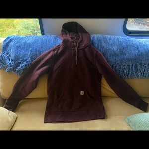 Carhartt, size small, heavy weight burgundy hoody